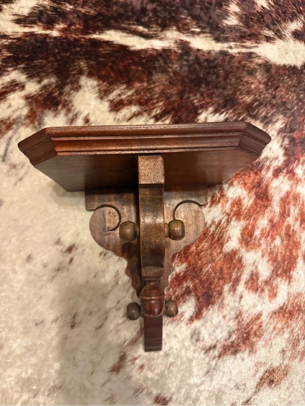 ✨ Vintage Classic Brown Wooden Wall Shelf - Decorative Home Wall Decor